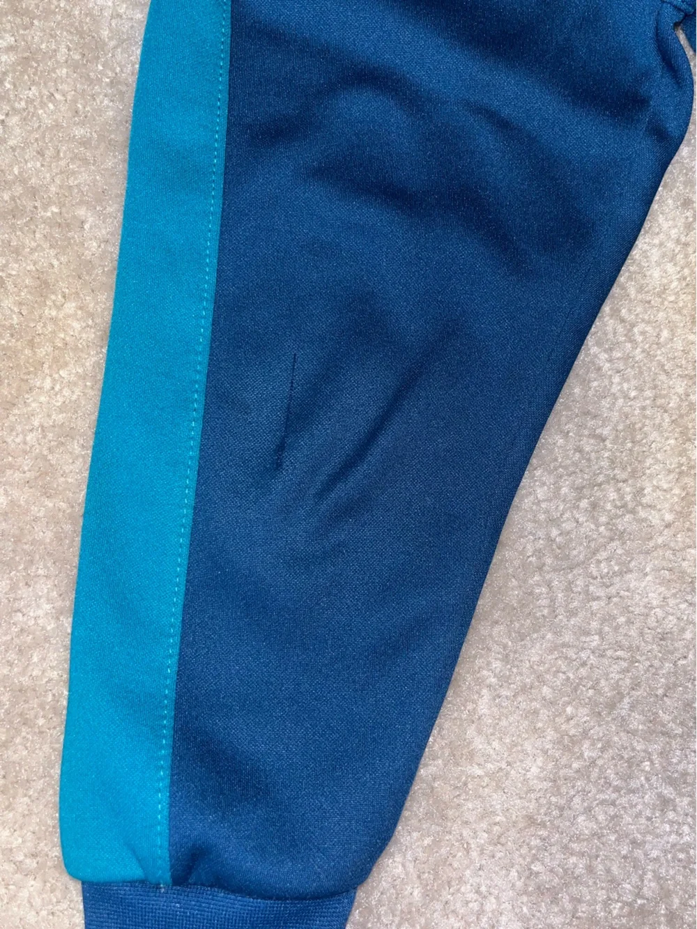 Nike Kids Teal & Navy Therma-FIT Full Zip Hoodie